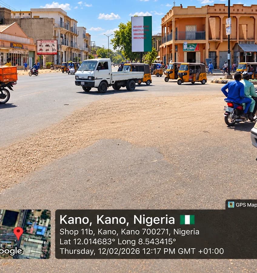 Destiny Media billboard advertising location in Kano